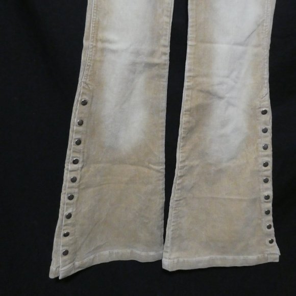 LIQUID JEANS | size 1 | Retro Flared Corduroy / Cords Pants | NWOT - Picture 7 of 16